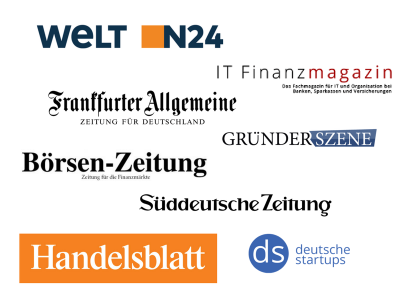 Fintech PR in allen großen Medien wie auch Spezialmedien