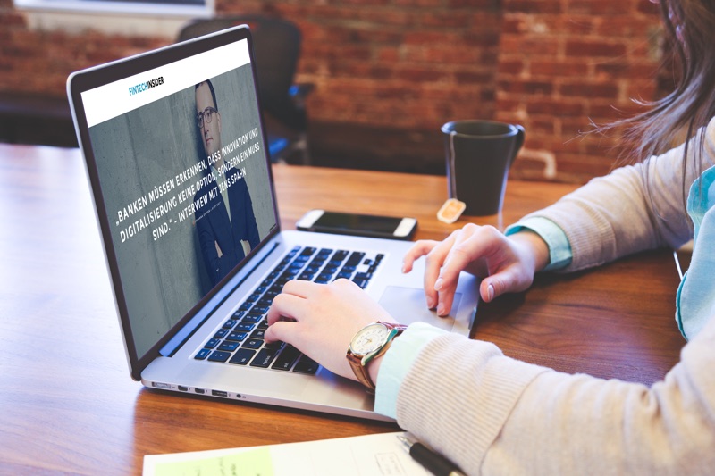 Fintech Insider Mockup